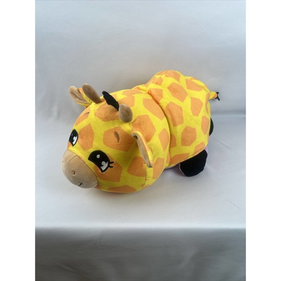Flip a Zoo Mushmillows Plush Stuffed Animal Elephant Giraffe - Picture 6 of 11